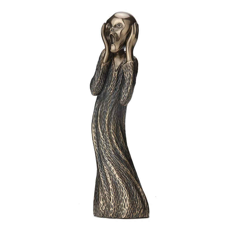 Veronese Design 8 Inch Edvard Munch The Scream Antique Bronze Finish Sculpture Art Figurine