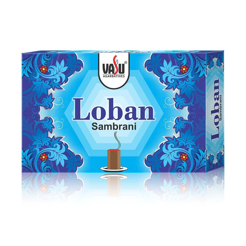 Cycle Vasu Loban Dhoop (Sambrani/Guggal) for Daily Puja - Pack of 1 (96 Nos Pack)