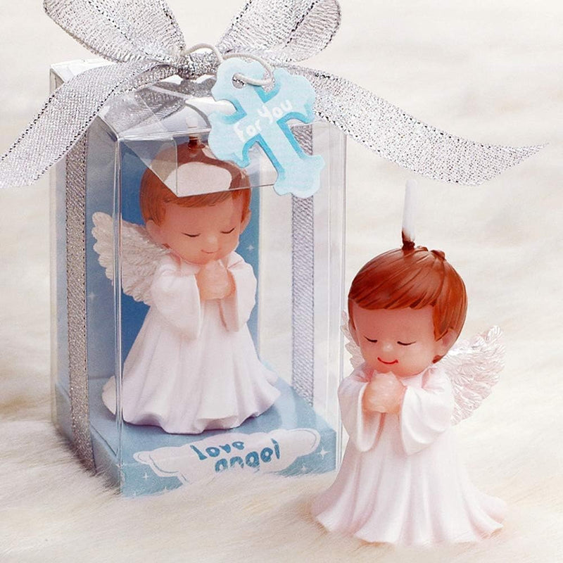 Babies Bloom Baby Shower Cake Toppers Birthday Candles Decorative Party Candles Little Angel Baby Shower Candle Gift Set (Set of 2)