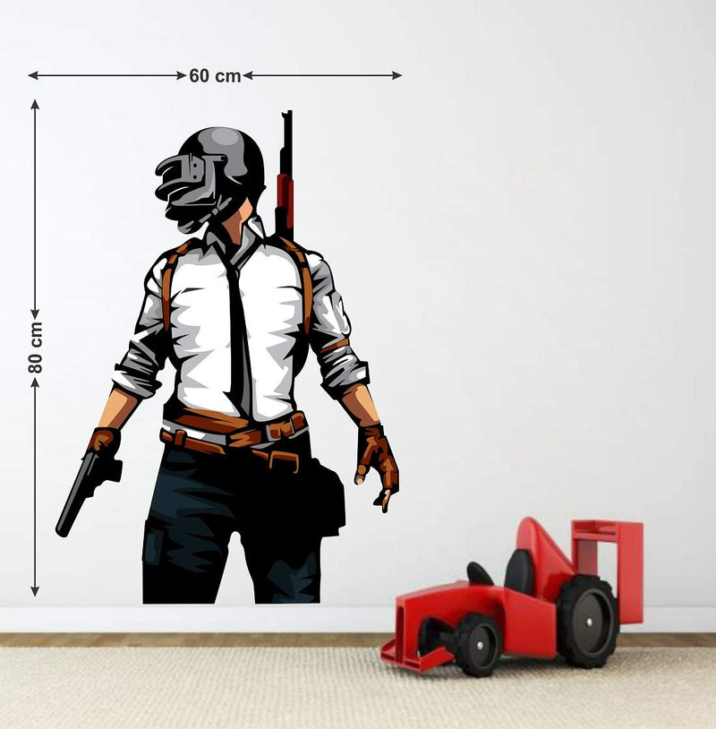 Tuffuk Pubg Large Vinyl Wallstickers for Home Decorations(80 cm x 60 cm)5TZ431