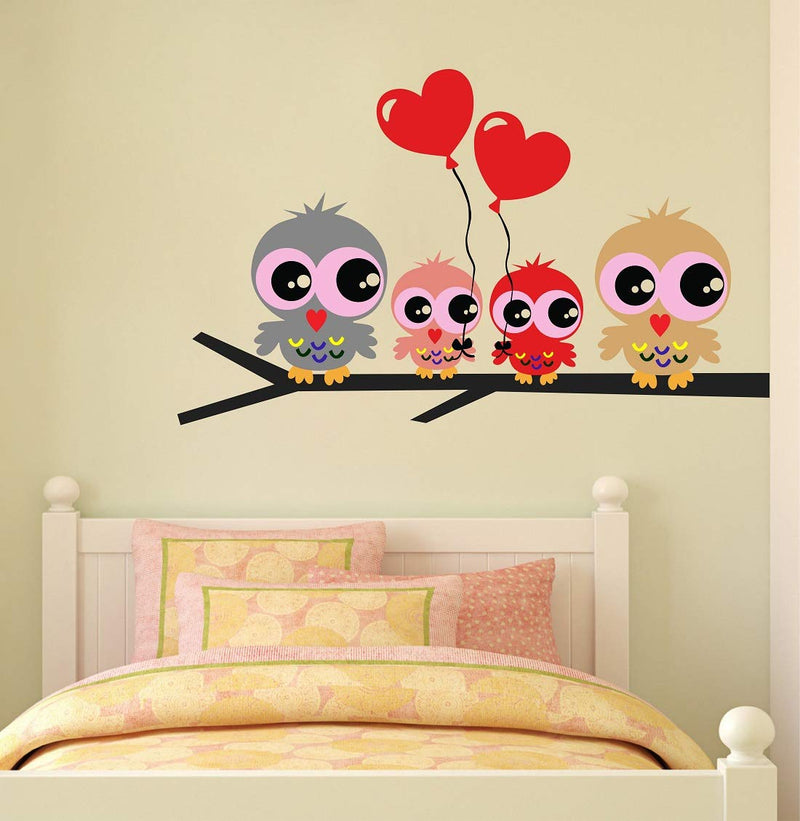 Tuffuk Birds Large Vinyl Wallstickers for Home Decorations (70 cm x 40 cm)5TZ008