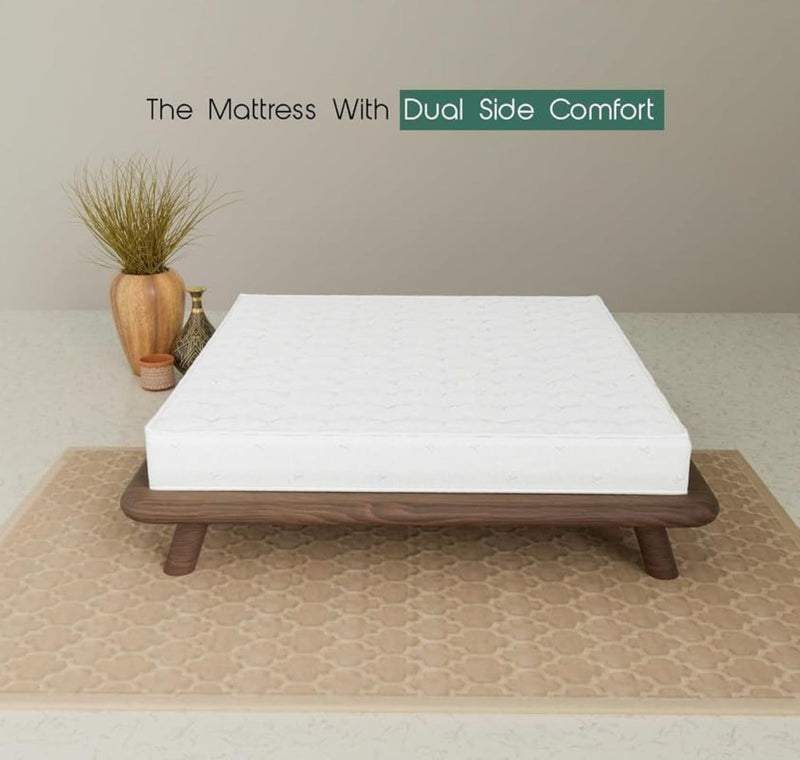 Curious Lifestyle Orthopedic Mattress Single Bed | Dual Comfort Soft & Firm HR Foam, Bed Mattress, Foam Mattress, 6-Inch Bed Mattress, Diwan Size Mattress (75x36x6) | 7 Years Warranty