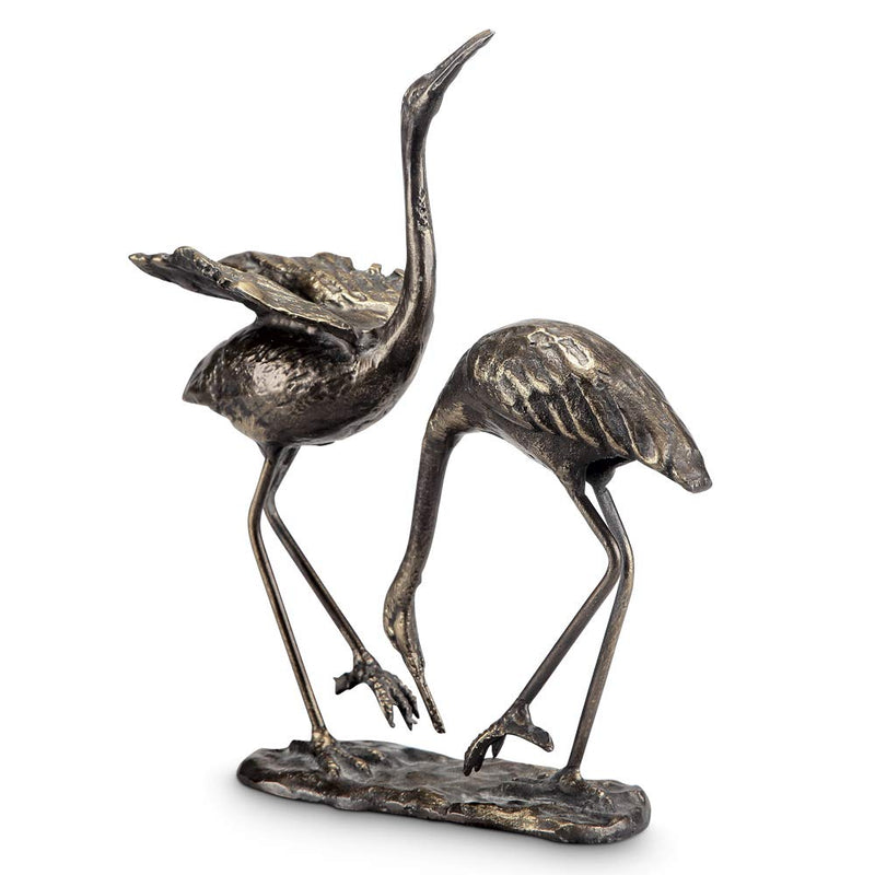 SPI Cast Iron Egret Sculpture