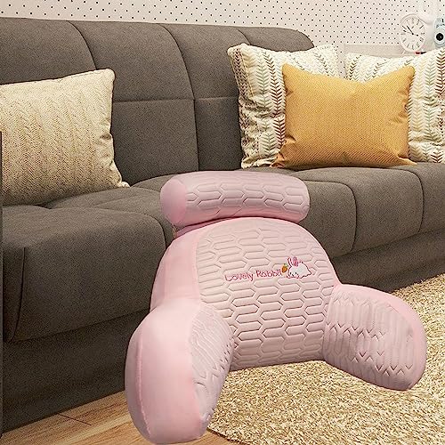 CALANDIS® Support Pillow Washable Cartoon Bed Back Cushion for Office Bedroom Dormitory Rabbit | 1 Plush Pillow