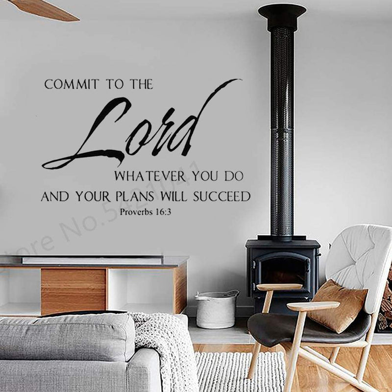 GADGETS WRAP Vinyl Wall Decal Sticker Bible Verse Religion