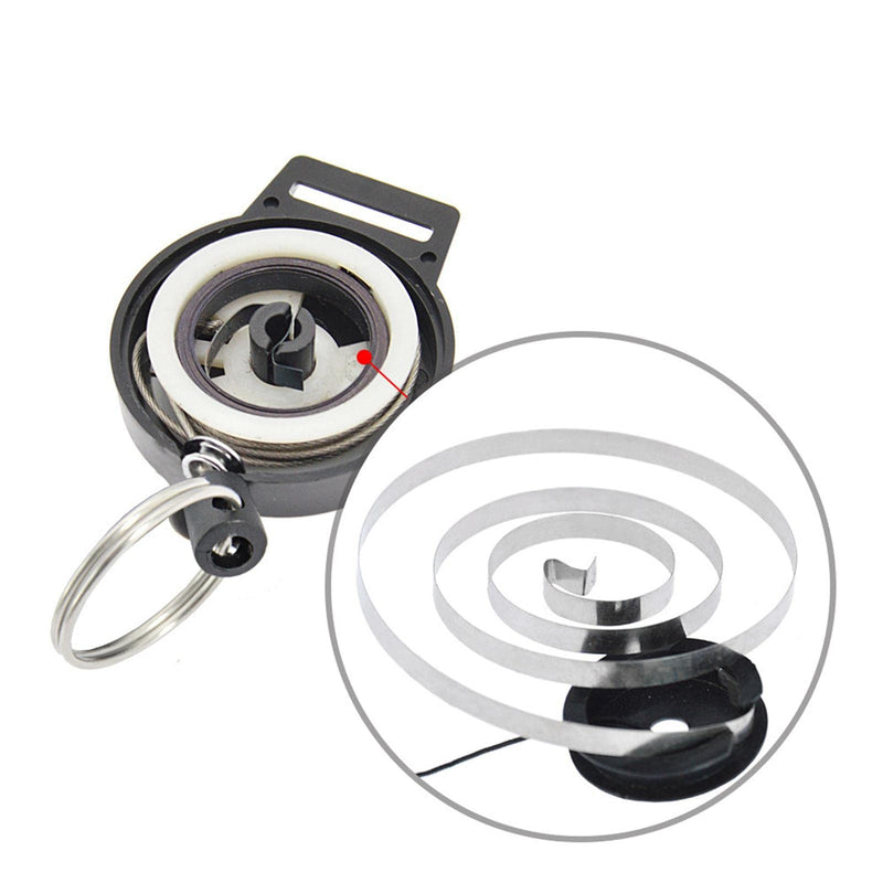 LOOM TREE® Diving Gear Retractor with Snap Clip Torch Holder Diving Retractable Lanyard | Sporting Goods | Water Sports | Scuba & Snorkeling | Other Scuba & Snorkeling