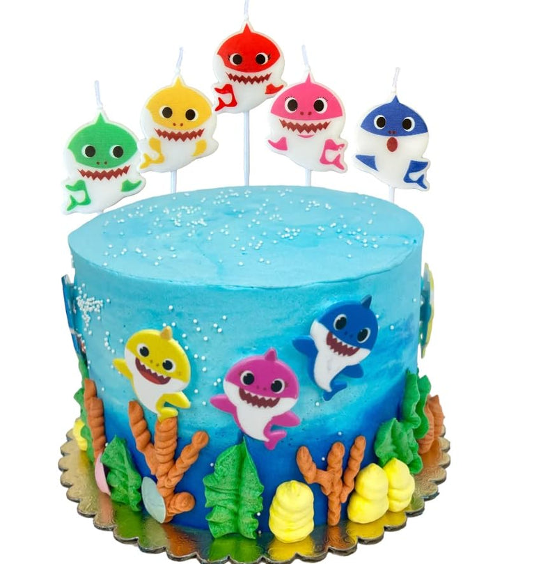 TUHI Products Birthdat Cake Candles (Shark)