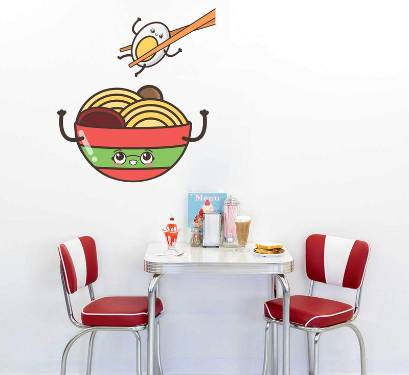 Tuffuk Fast Food Large Vinyl Wallstickers for Home Decorations(50 cm x 60 cm)4TZ198