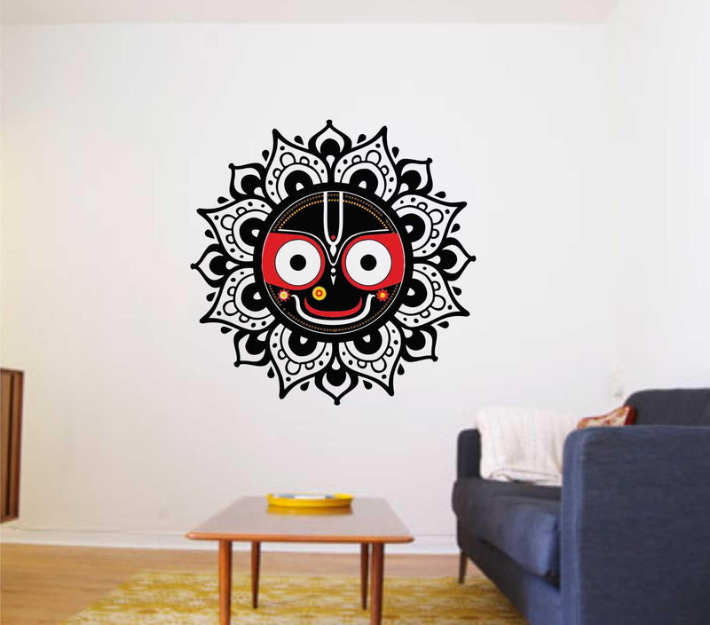 Wall Attraction Jagannath Wall Sticker Size : 24x24inch