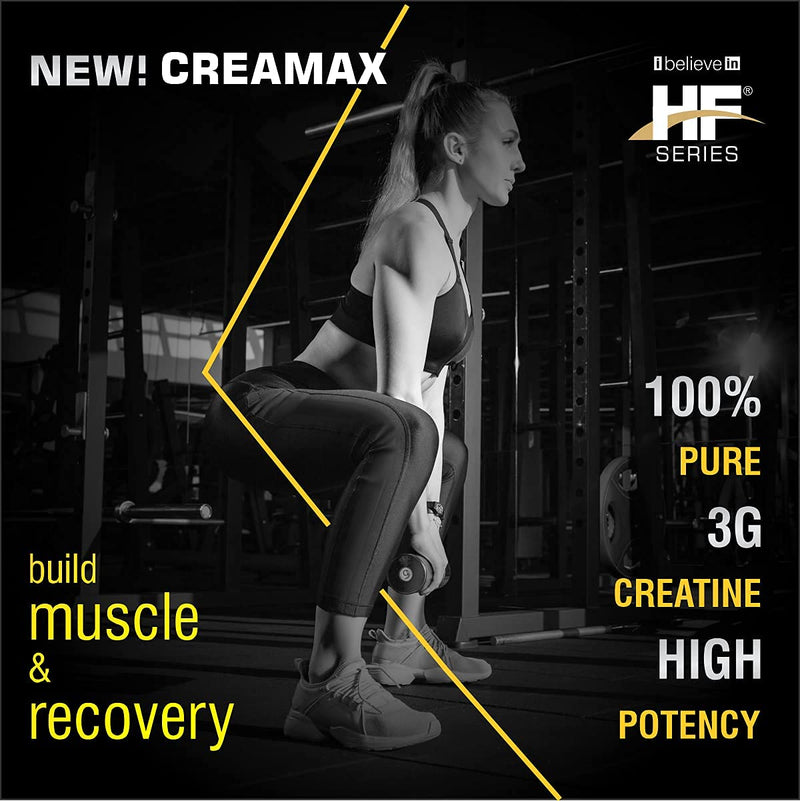 HF Series Creamax Creatine Monohydrate, India's Only Flavored Creatine(250gm,Mango Delight)