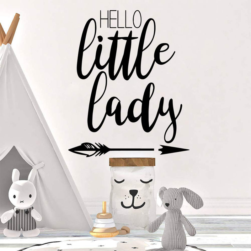 GADGETS WRAP Wall Decal Vinyl Sticker Large Little Lady for Office Home Wall Decoration