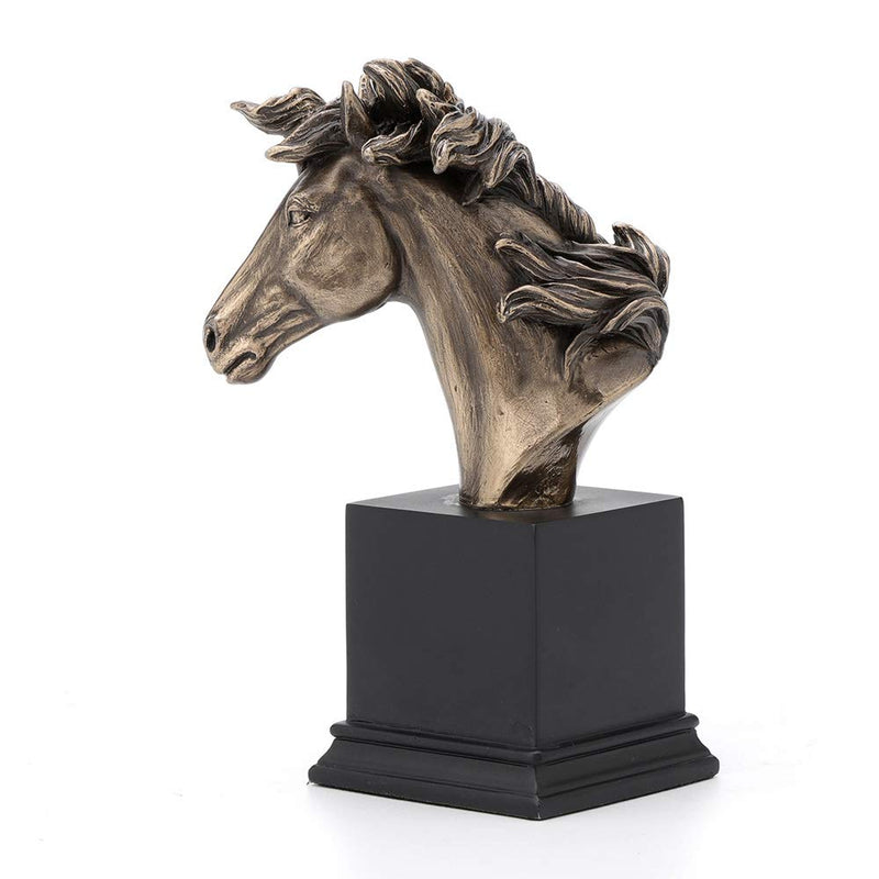 Veronese Design Horse Head Bust On Plinth