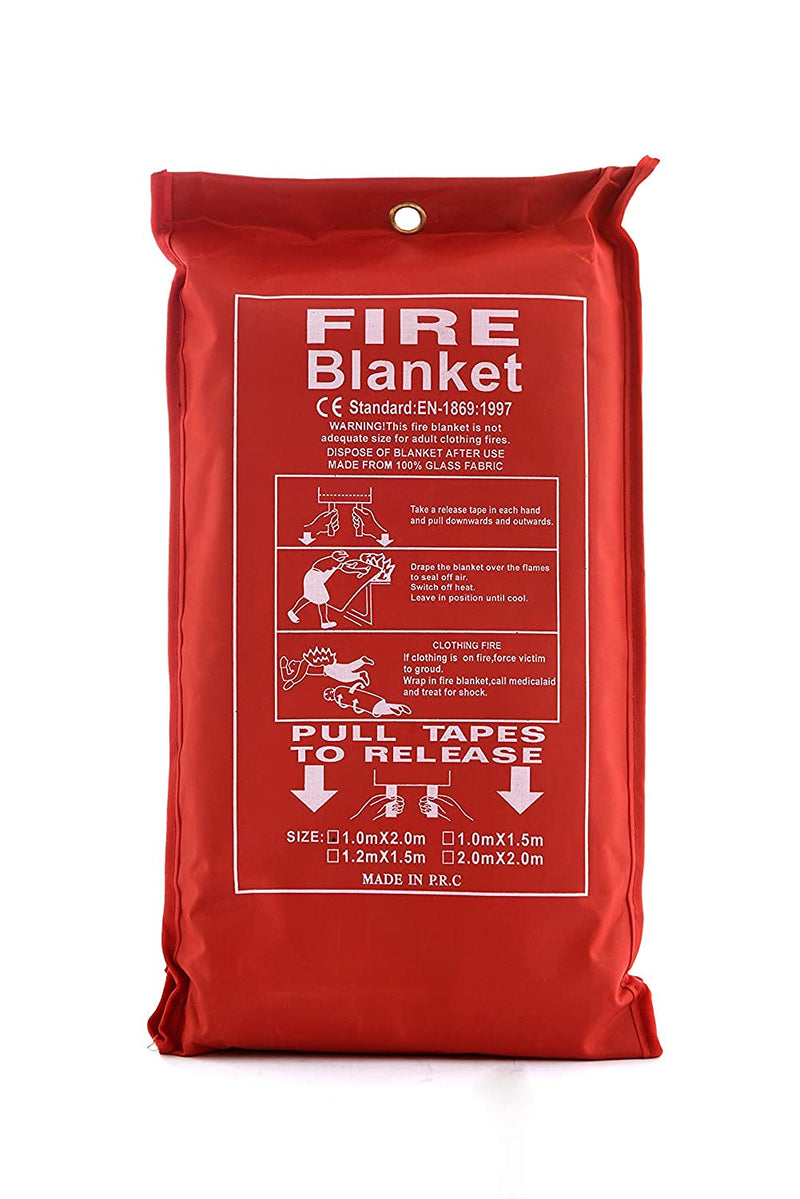 SVT Fire Blanket 1.0m x 2.0m, RED Color