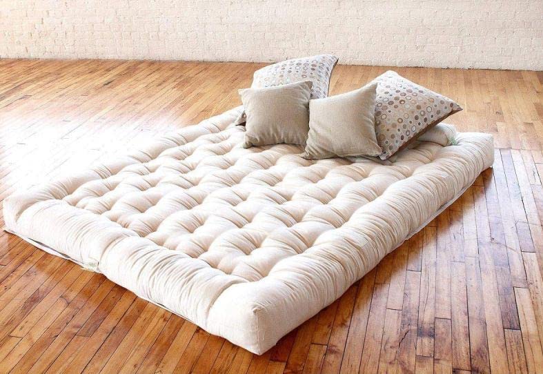 COMFIEE Sale Single Bed Cotton 4 Inch Folding Mattress/Gadda for Students, PG, Hostel, Picnic (Cotton Blend, 3 X 6 FEET)