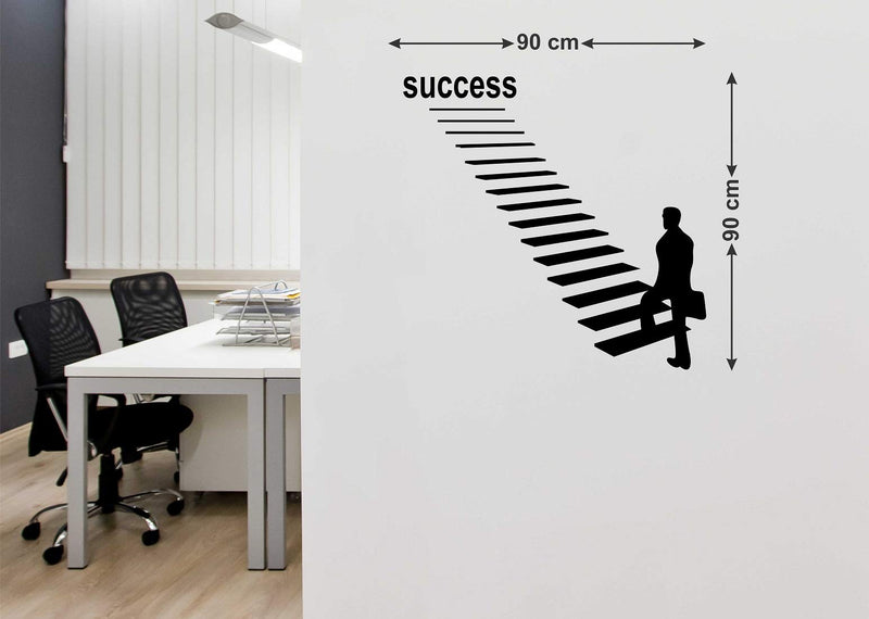 Tuffuk Success Large Vinyl Wallstickers for Home Decorations(90m cm x 90 cm)5TZ268