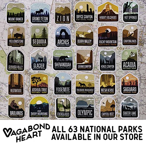 Vagabond Heart Sequoia National Park PVC Fridge Magnet