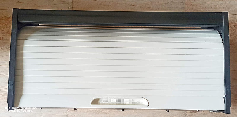 DBR Polyvinyl Chloride Pvc Rolling Shutter White For Kitchen Cabinet Width 60 Cm (600X1320 Mm) (White)