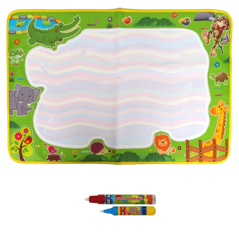 ESnipe Mart Polyester Water Doodle Mat For Kids - Combo Of 3Pcs,Gift For 3 Year Old Girl|Gifts For Girls Age 6-7|Toys For 1 Year Old Boy|Toys For 4 Year Old Girl|Water Drawing Mat For Kids|Magic Pen