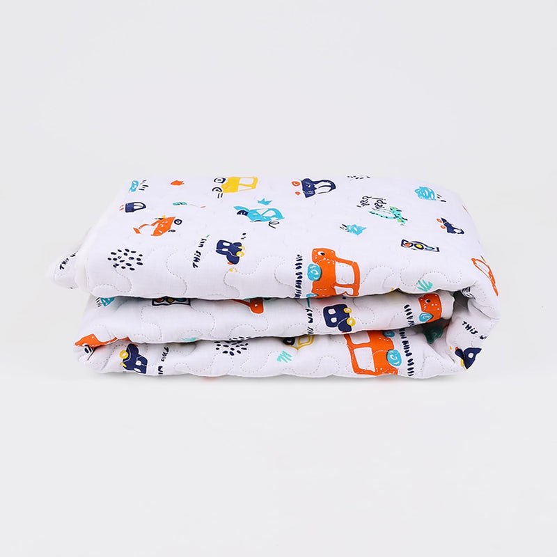 MOM'S HOME Organic Cotton Baby AC Quilt - New Car - 0-3 Years - 110X120Cms