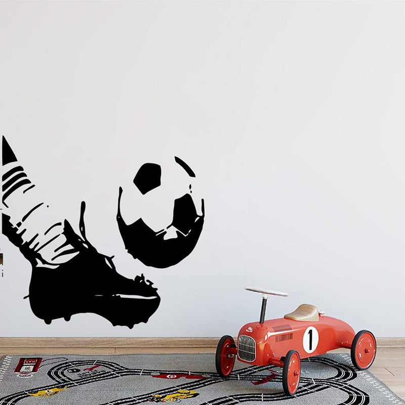 GADGETS WRAP Vinyl Decal Sticker Artistic Football (Item Finish Size : 60cm x 58cm)