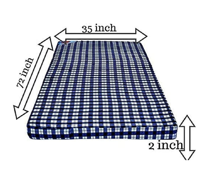 AYODHYA Gen-Cool Pure EPE/EP Foam Mattresses 2 inch Single EPE/EP Foam Mattress (Extremely Soft) (72x35x2 (Single Bed))