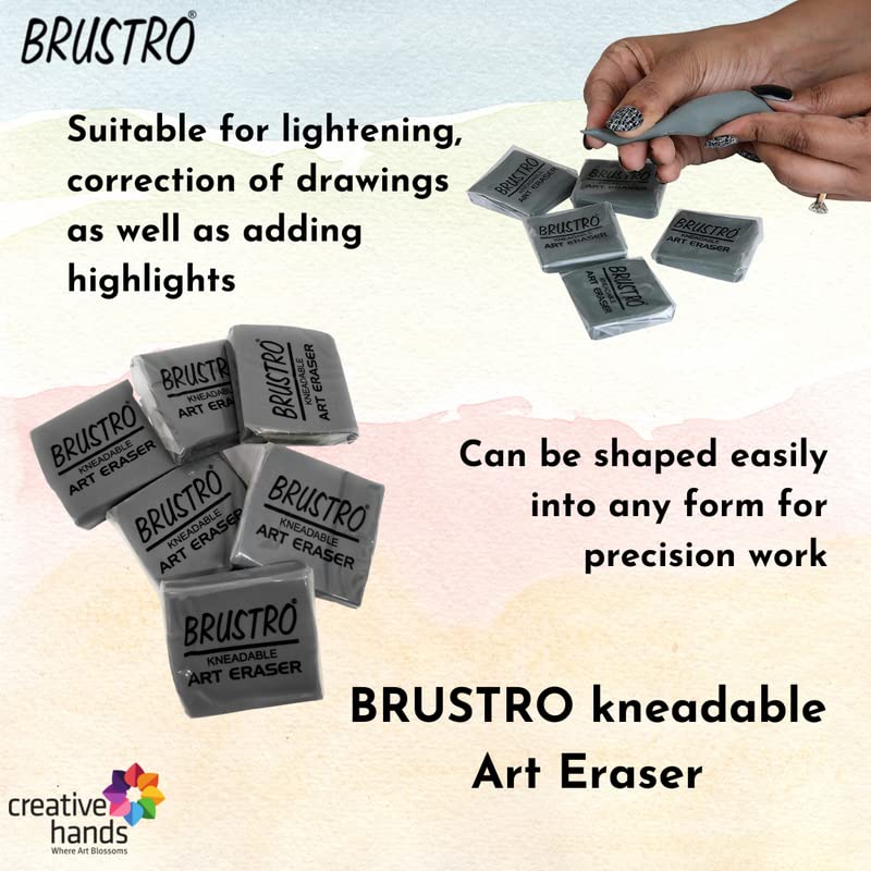 Brustro Kneadable Art Eraser (Pack of 6)