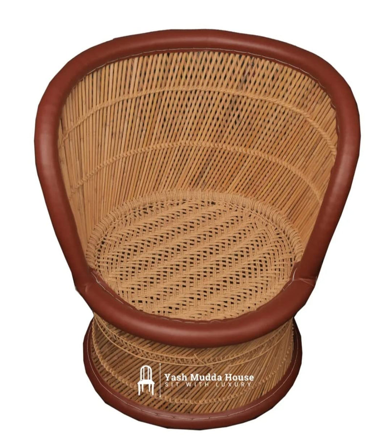 yash mudda Handicraft Bamboo Chair/sarkanda mudda Chair