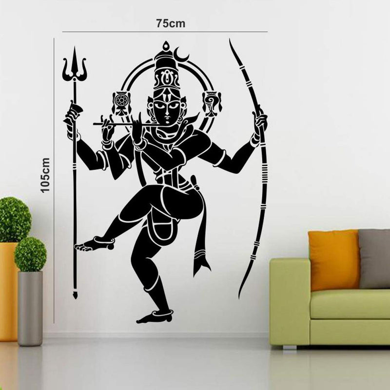 Natraj Self Adhesive VinylWaterproof Decorative Wall Stickers for Hall, Bedroom, Kitchen and Furniture