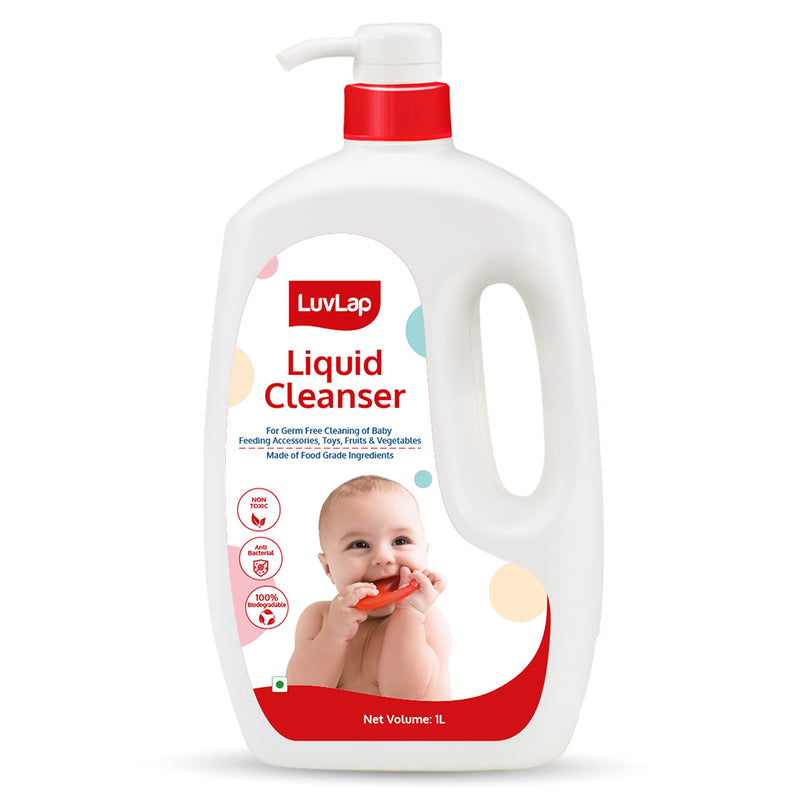 Luv Lap Liquid Cleanser 1000ml for Feeding Bottles, Baby Accessories & Vegetables - 18180