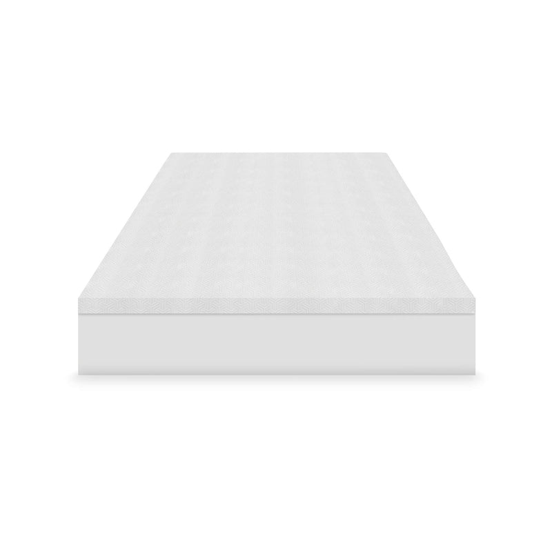 SensorPEDIC 2-Inch Prime Gel-Infused Mattress Topper, Twin, White