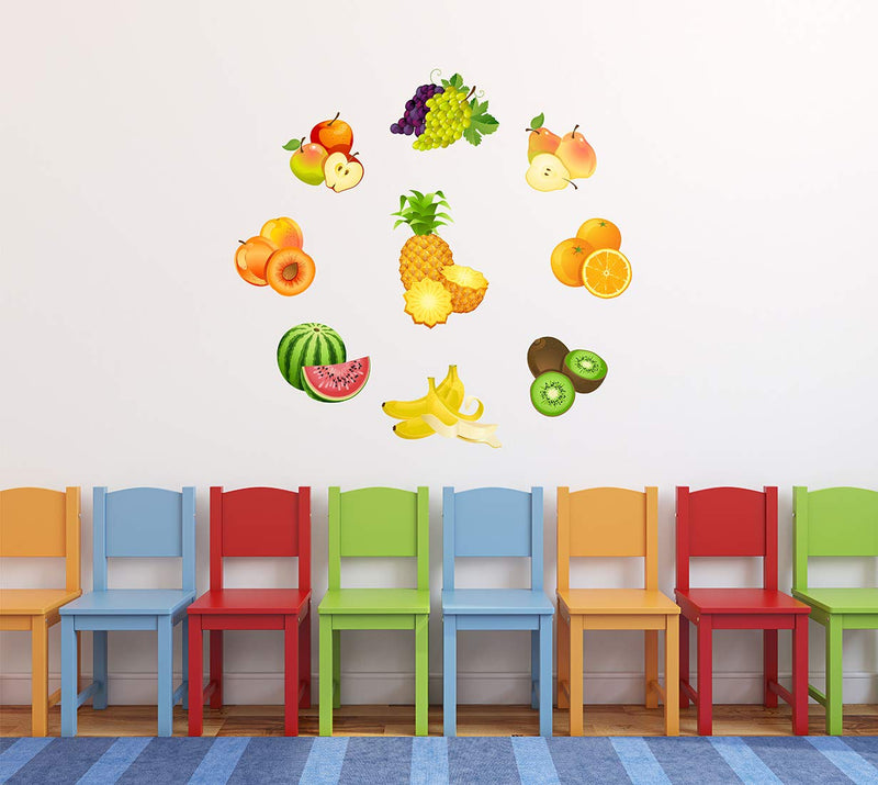 Wallstick Fruits wallstickers (Vinyl 80 cm x 50 cm)