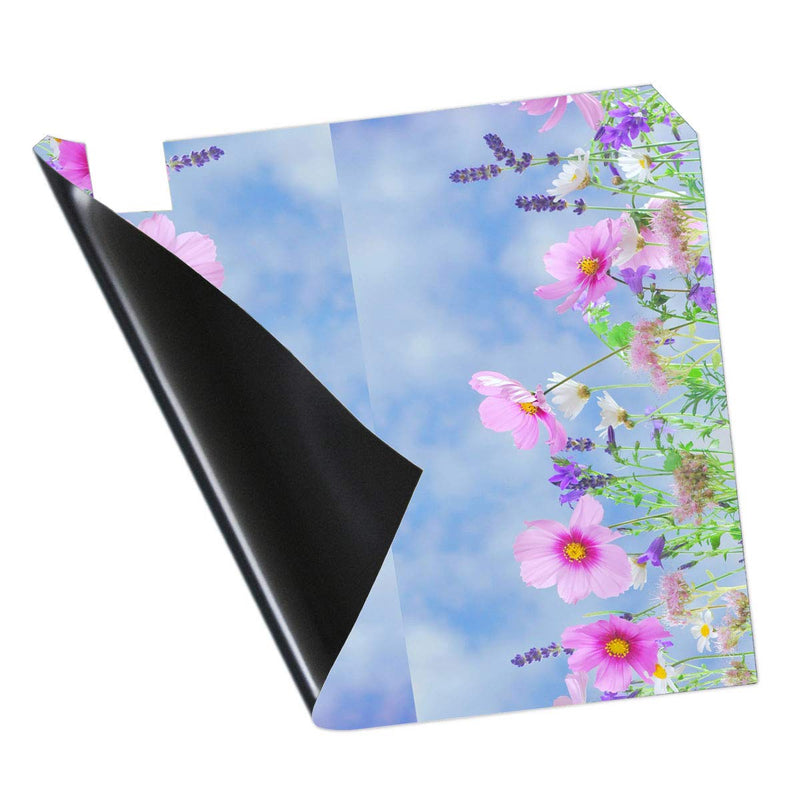 VWAQ Spring Flowers Magnetic Mailbox Cover - Summer Floral Decorative Magnet - MBM2