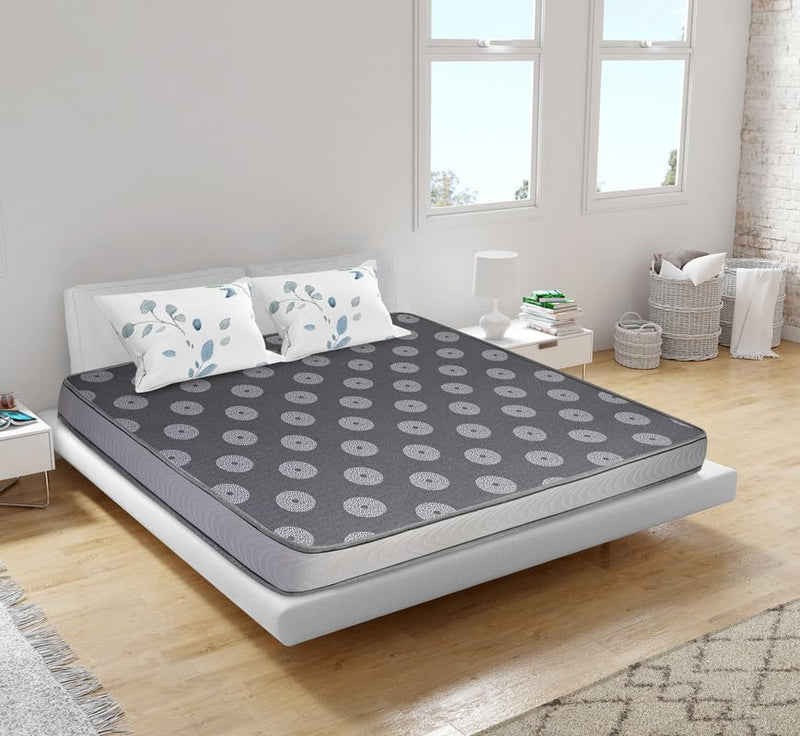 Feather Sleep Orthopedic Dual Comfort Soft & Firm 4 inch High Resilience (HR) Foam Mattress72X30X4-Single Bed