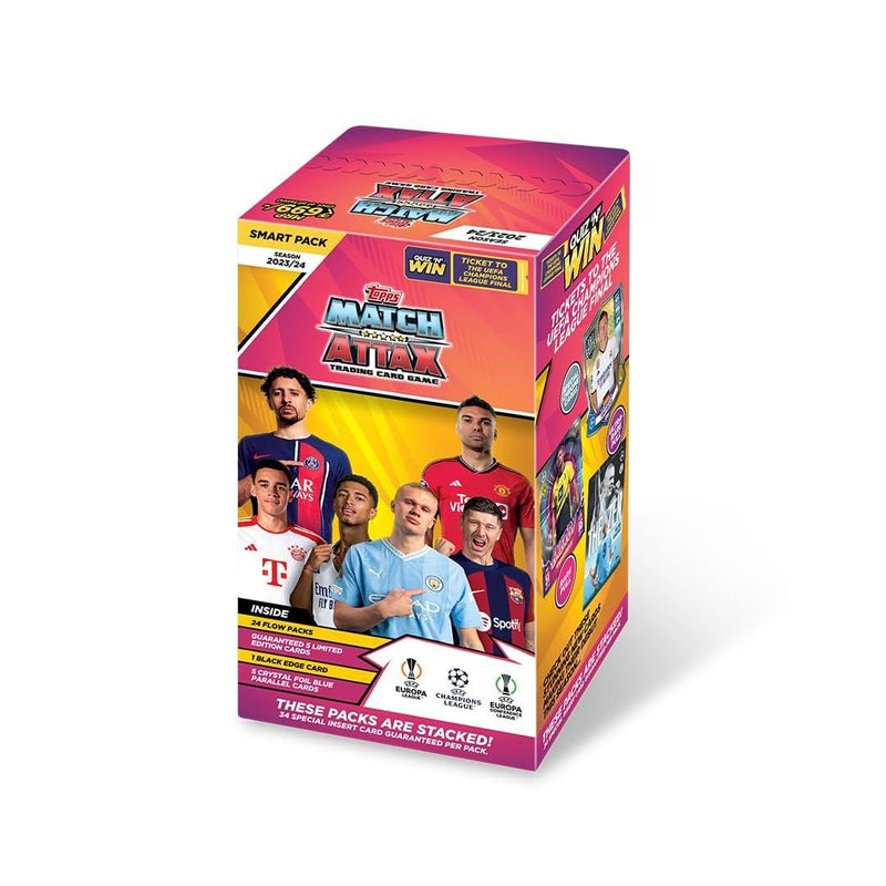 Topps UEFA Champions League Match Attax 23/24 Trading and Collectible Card Game(Smart Pack)