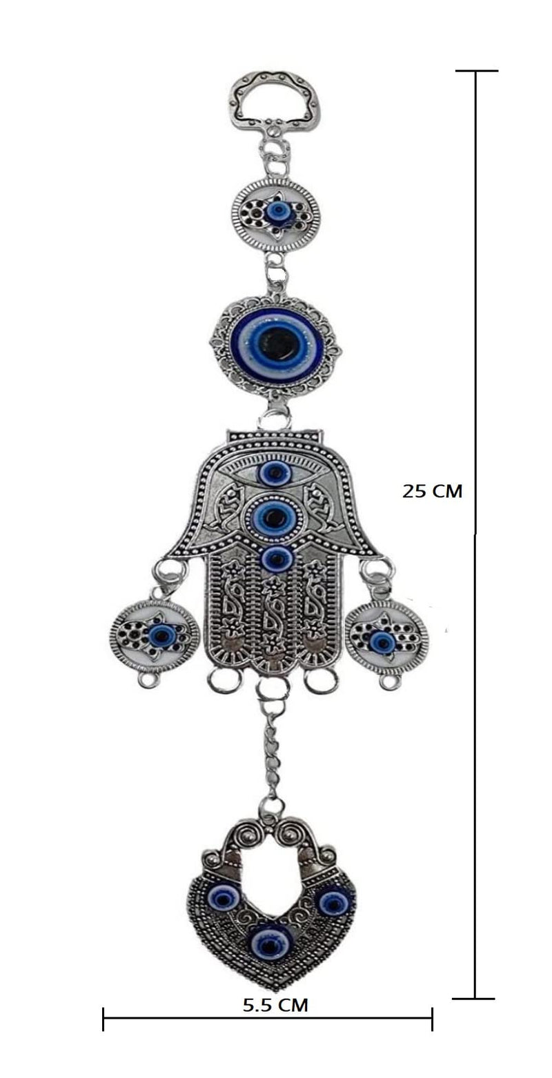 Ayoni Turkish Hamsa Hand Evil Eye Nazar Battu for Home and Office Protection