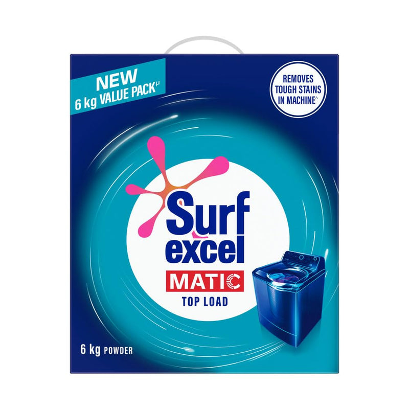 Surf Excel Matic Top Load Detergent Powder - 4 Kg with Free 2 Kg