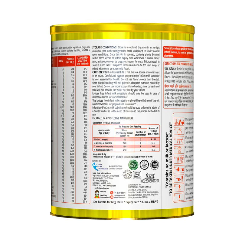 Sofor Casein Nutrition Powder