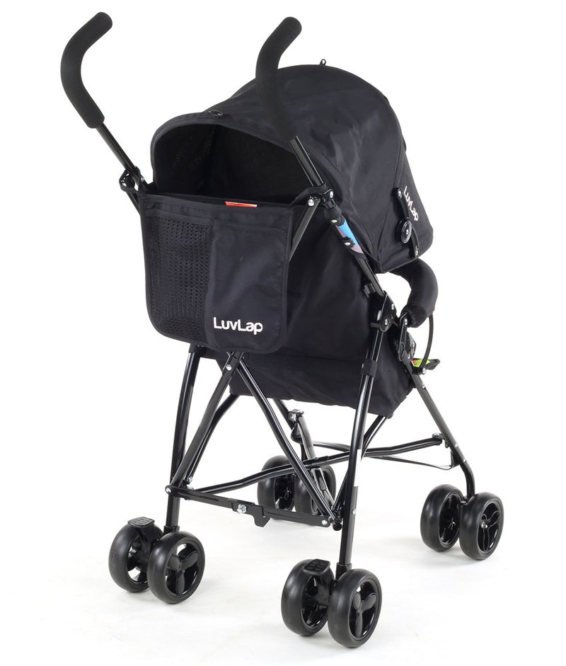 Luv Lap Tutti Frutti Stroller/Buggy, Compact & Travel Friendly, for Baby/Kids, 6-36 Months(Printed Black)