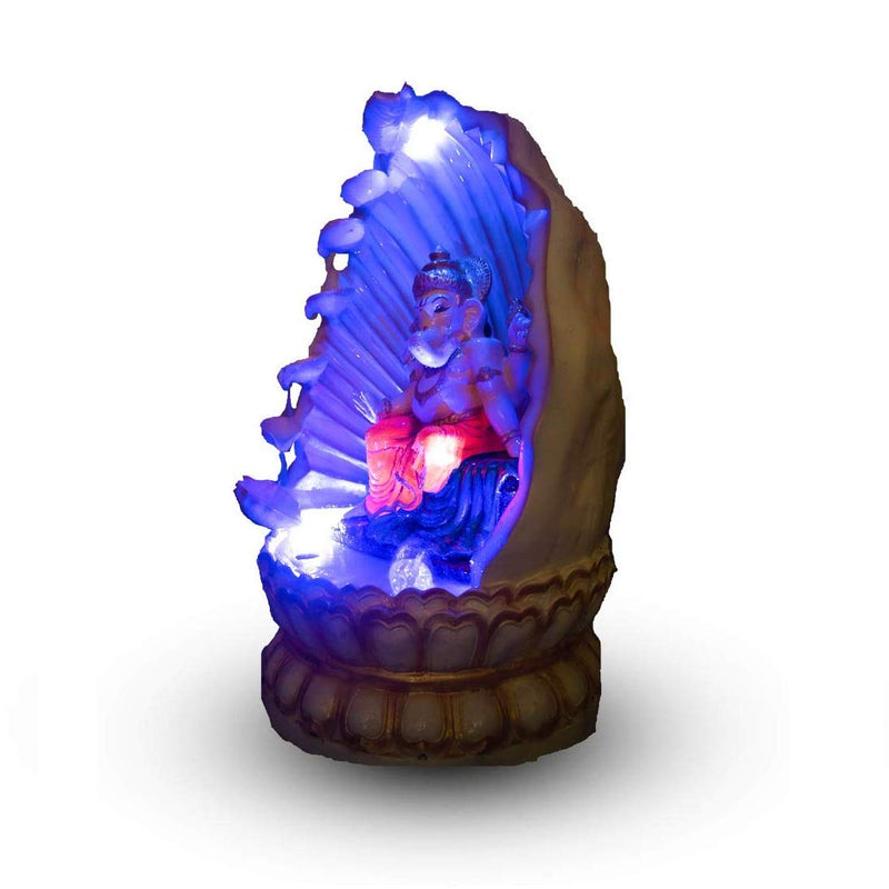 WaahKart Single Cascade Diya Lord Ganesha Fountain