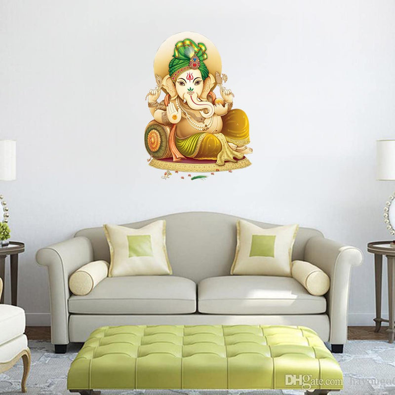 god & god's Large Wall Sticker JUST Peel & Stick Size 50 or 60 cm Pack of 1 (Code GS872