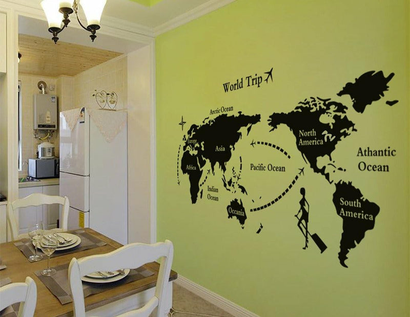 GADGETS WRAP 'World Map' Wall Sticker