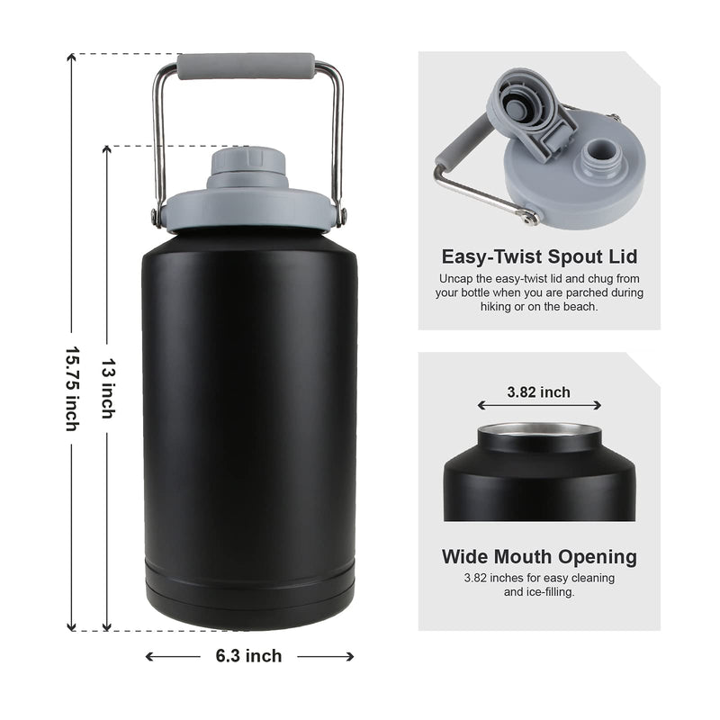 1 GALLON JUG BLACK
