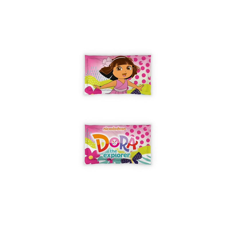 DDECOR - Dora 210TC 100% Cotton Double Bedsheet with 2 Pillow Covers, Pink