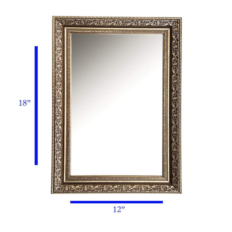 AG Crafts™ Wall 002(2) Brown-Gold Mirror