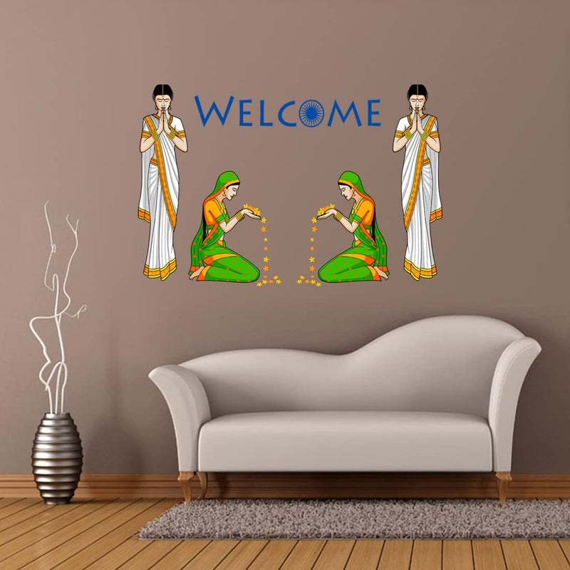 god & god's Large Wall Sticker JUST Peel & Stick Size 50 or 60 cm Pack of 1 (Code GS1140