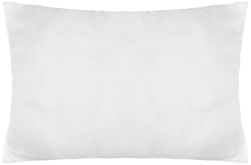 Amazon Brand - Solimo Polyester Microfibre Solid 2-Piece Ultra-Soft Bed Pillow Set, Standard Size, White, 40 X 60 Cm, 120 TC