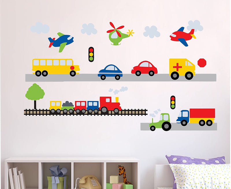 Advait Designs Vinyl Cartoons Wall Sticker Multicolor 106CmX60Cm