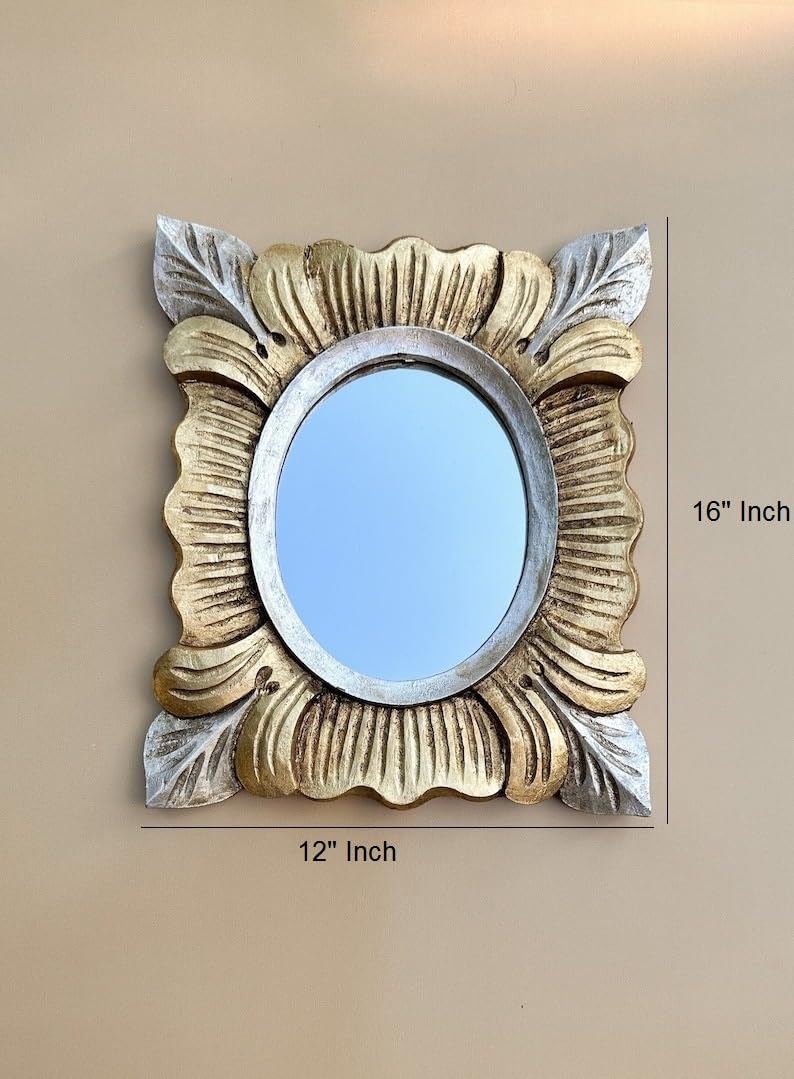 Vas Collection MDF Mirror Frame for Bedroom,Living Room,Bathroom and Hallway