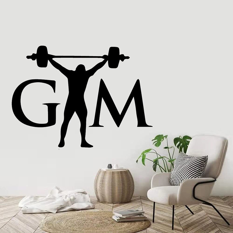 GADGETS WRAP Vinyl Decal Sticker Motivated Fitness Gym (Item Finish Size : 80cm x 58cm)