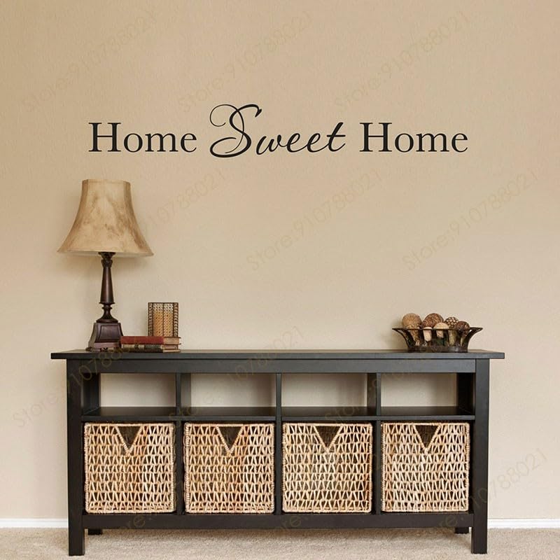 GADGETS WRAP Vinyl Home Sweet Home Words Wall Sticker Vinyl Home Decor